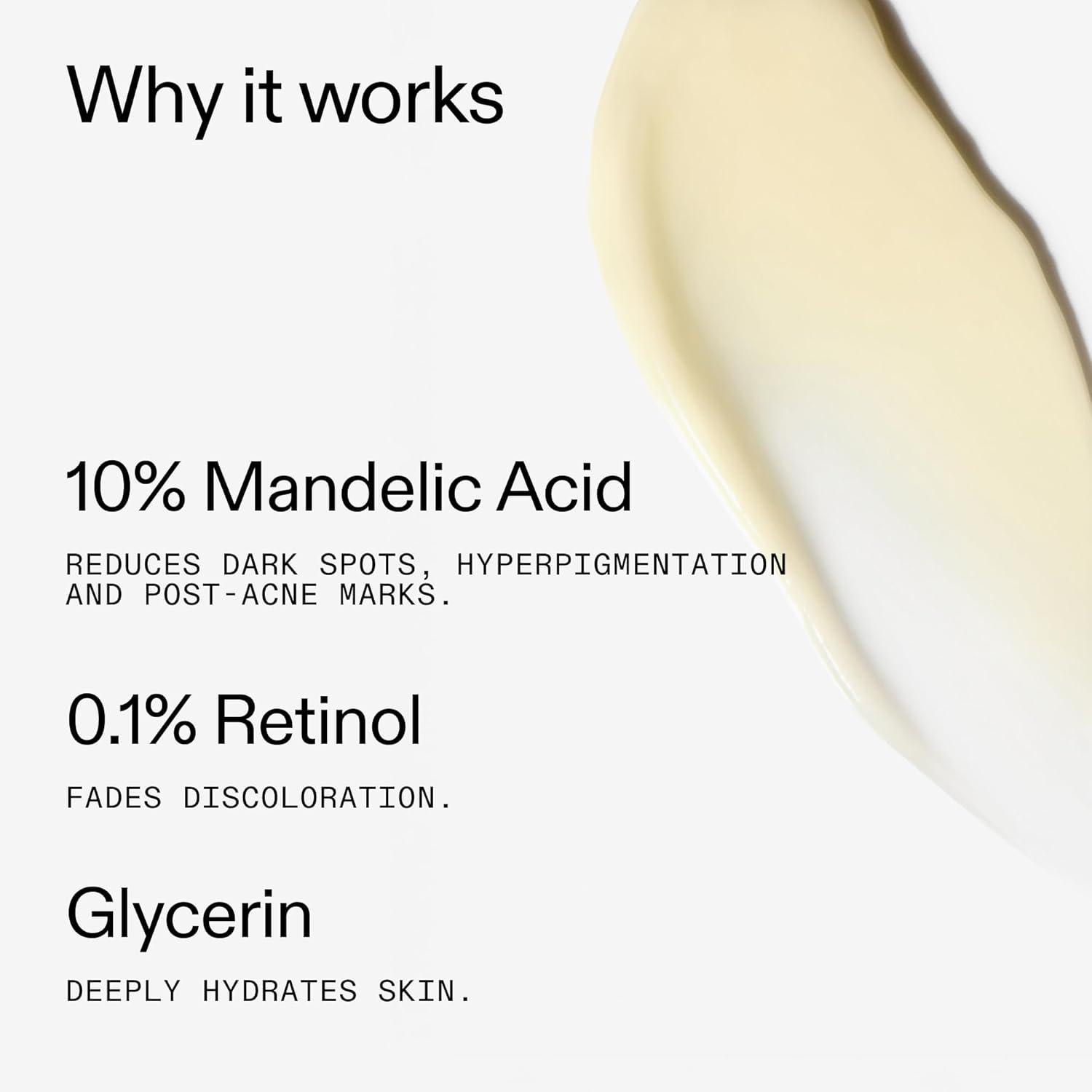 image:imageThe INKEY List Mandelic Acid Treatment Treats Hyperpigmentation Fades Acne Marks Fragrancefree Suitable For All Skin Types