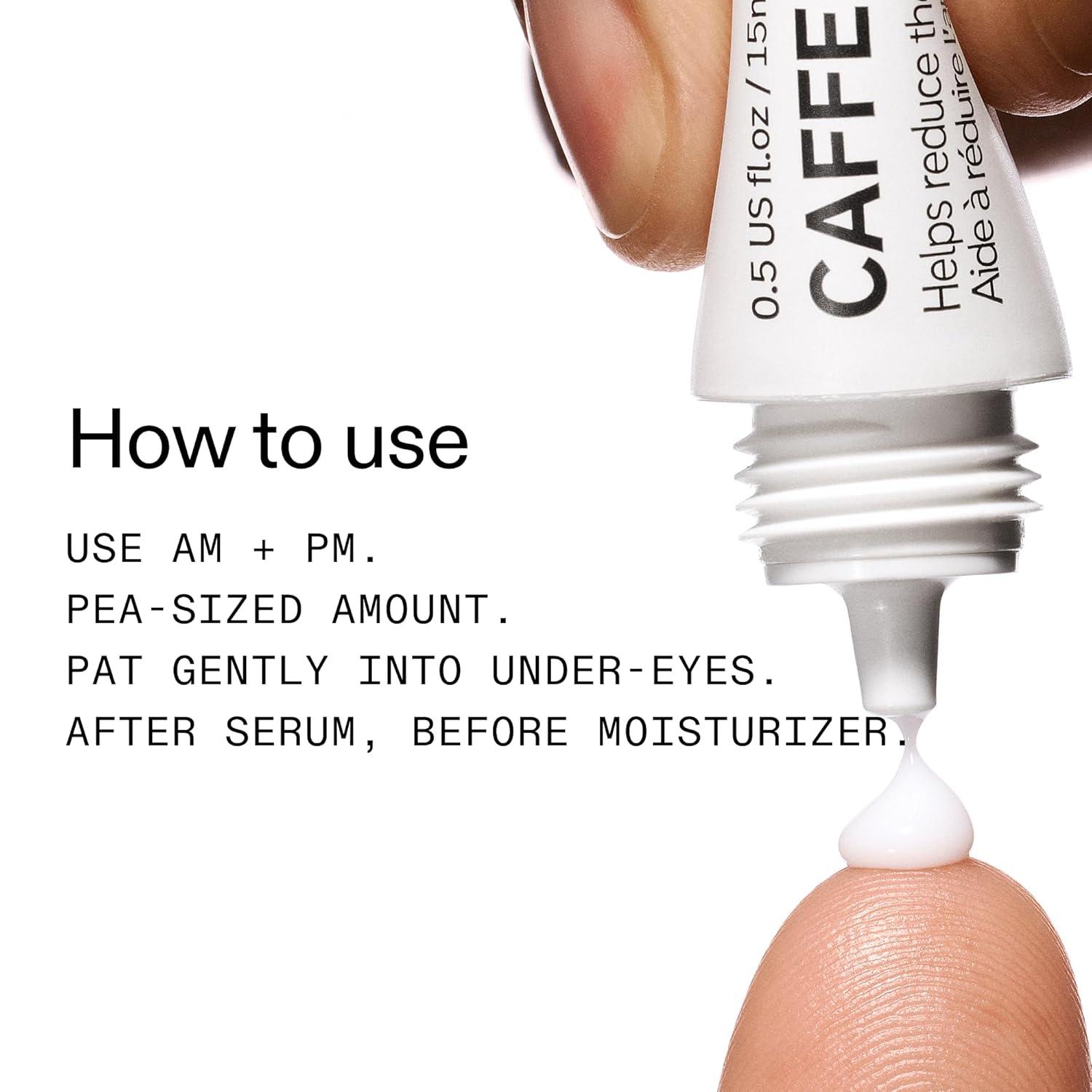 image:imageThe INKEY List Caffeine Eye Cream Duo Reduce Eye Puffiness and Dark Circle Blur Fine Lines 05 fl oz 2 Pack05 Fl Oz Pack of 1