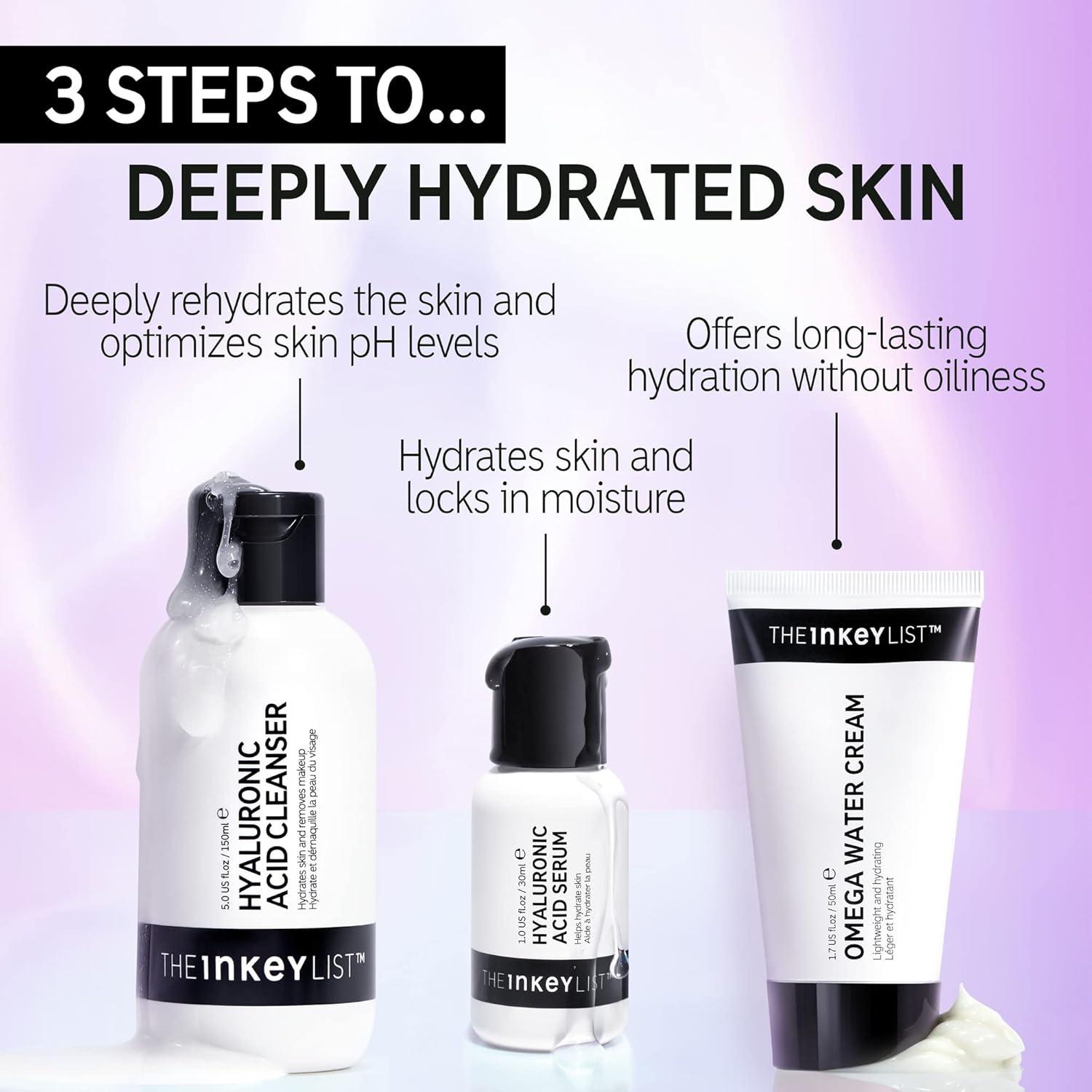 image:imageThe INKEY List Hyaluronic Acid Cleanser Daily Hydrating Face Cleanser Helps Hydrate Skin and Lock In Moisture Removes Makeup For All Skin Types 5 fl oz