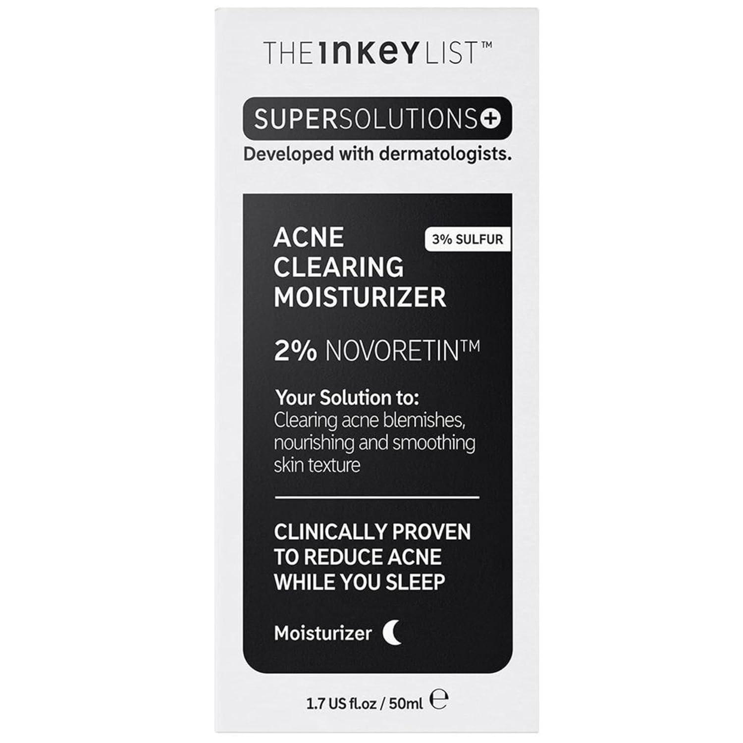 image:imageThe INKEY List SuperSolutions Novoretin 2 Moisturizer Skin Clearing Moisturizer to Reduce Blemishes and Breakouts While You Sleep NonComedogenic 169 fl oz
