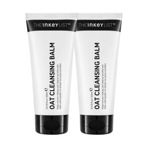 The INKEY List Oat Cleansing Balm Duo, Rich Balm Removes Makeup and Impurities, Reduces Redness, 5.0 fl oz (2 Pack)(2.5 Ounce (Pack of 2))