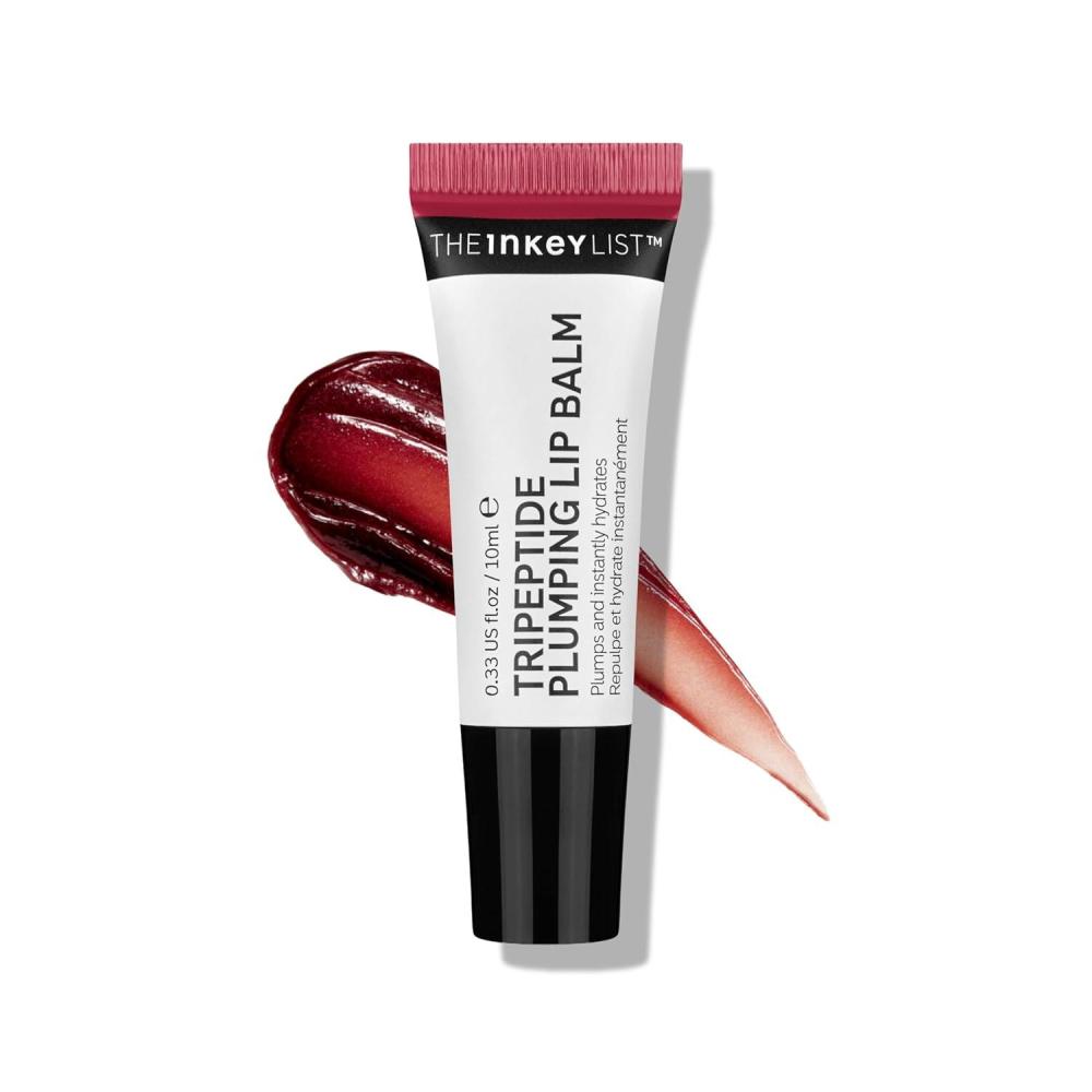 image:imageThe INKEY List Tripeptide Plumping Lip Balm 10ml Clinically Proven Plumping Tinted Lip Care Hydrates Dry Cracked Lips Vegan amp Cruelty Free Berry TintBerry